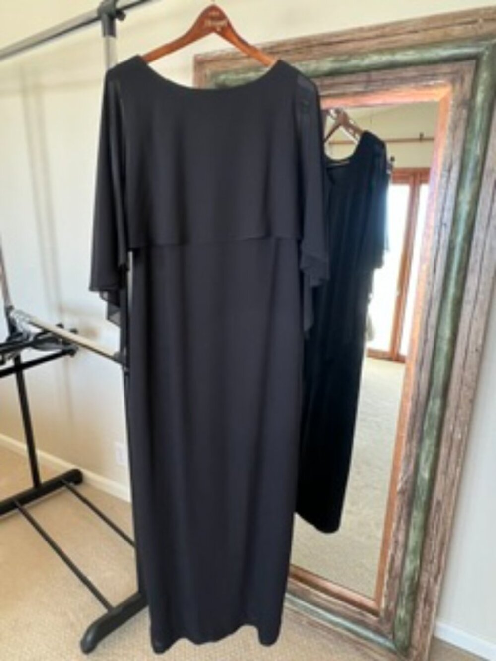 Vince Camuto Long Black Dress size 8